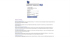 Desktop Screenshot of airportparking4u.co.uk